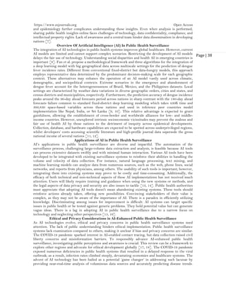The Role of AI in Enhancing Public Health Surveillance (www.kiu.ac.ug ...