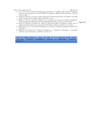 The Role of AI in Enhancing Public Health Surveillance (www.kiu.ac.ug ...