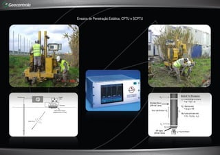 Ensaios de Penetração Estática, CPTU e SCPTU
 