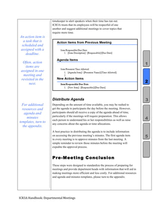 ICR3A Meetings Handbook1 | PDF
