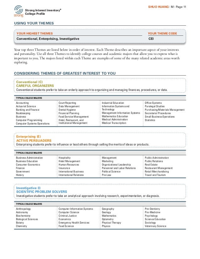strong interest inventory Self assessment: myers briggs type indicator & strong interest inventory self assessment: myers briggs type indicator & strong interest inventory. strong interest inventory Self assessment: myers briggs type indicator & strong interest inventory self assessment: myers briggs type indicator & strong interest inventory.