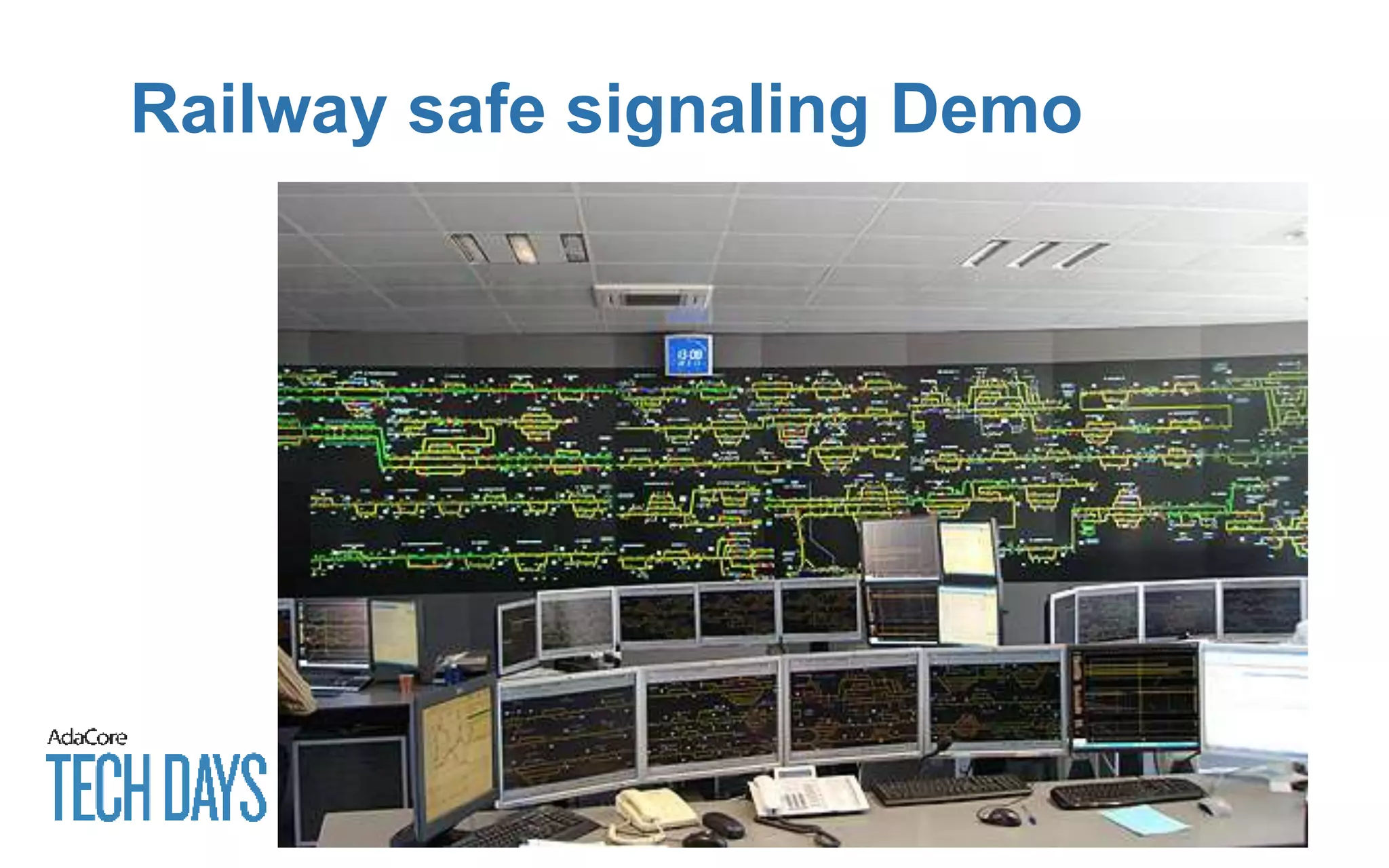 Railway safe signaling Demo
 