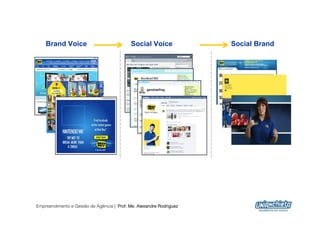 Brand Voice                             Social Voice             Social Brand




Empreendimento e Gestão de Agência | Prof. Me. Alexandre Rodriguez
                                                                                    16
 