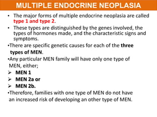 Adrenal Neoplasia and MEN Syndrome | PPTX