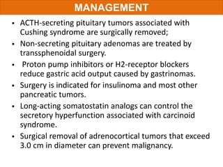 Adrenal Neoplasia and MEN Syndrome | PPTX