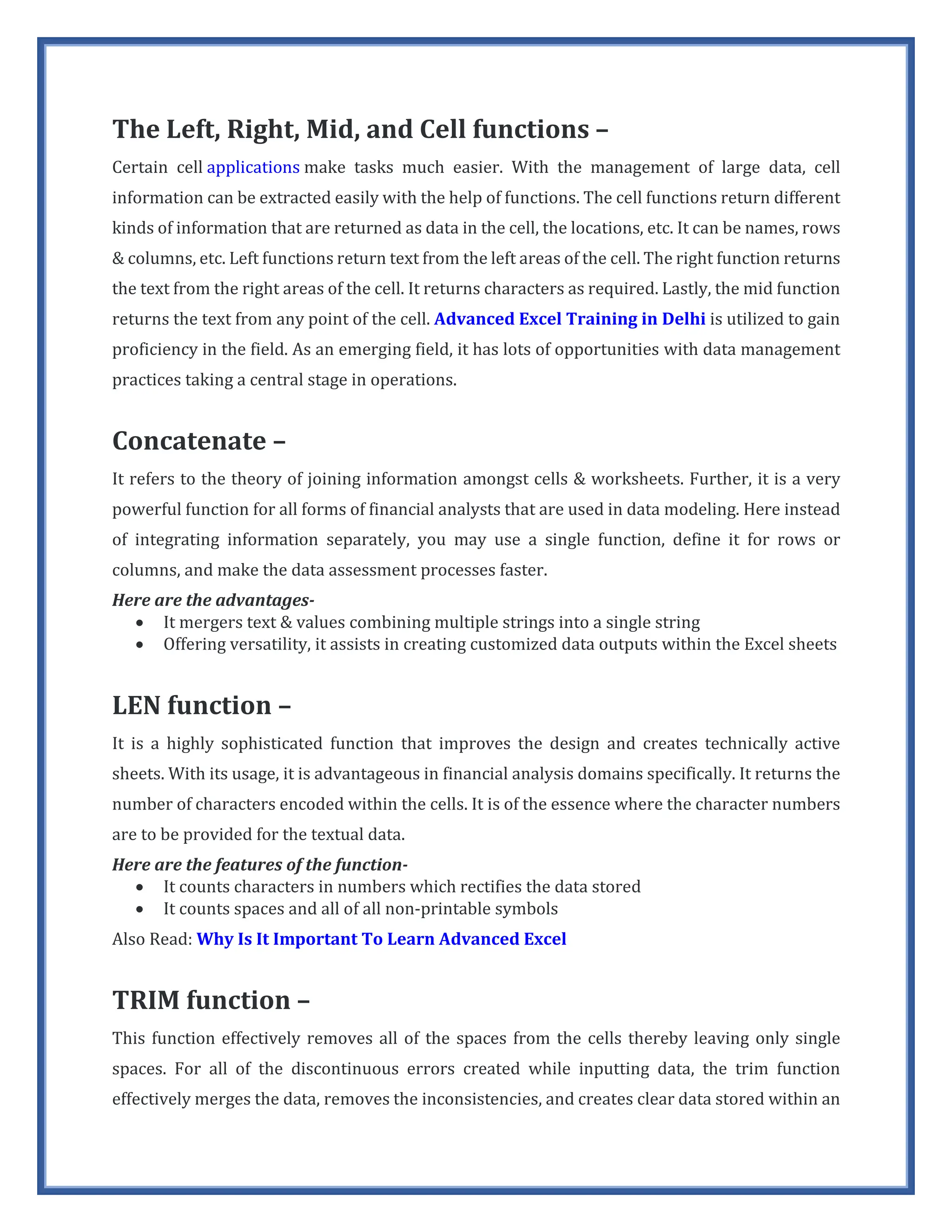10 Advanced Excel Formulas Every Professional Should Know - CETPA ...