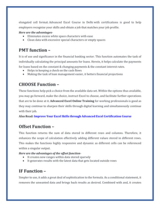 10 Advanced Excel Formulas Every Professional Should Know - CETPA ...