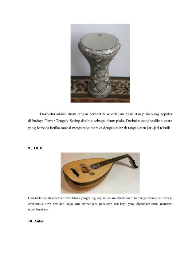 Alat Musik Tradisional Arab Beserta Gambarnya - Berbagai Alat