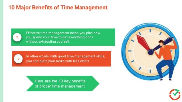 10 Amazing Benefits of Time Management (+ Tips & Tools) | PDF