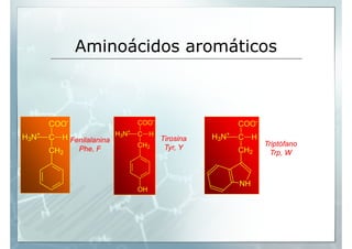 Aminoácidos aromáticos



           COO-                        COO-                       COO-
                         ...
