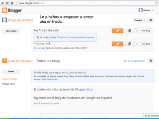 Le pinchas a empezar a crear
una entrada.
 