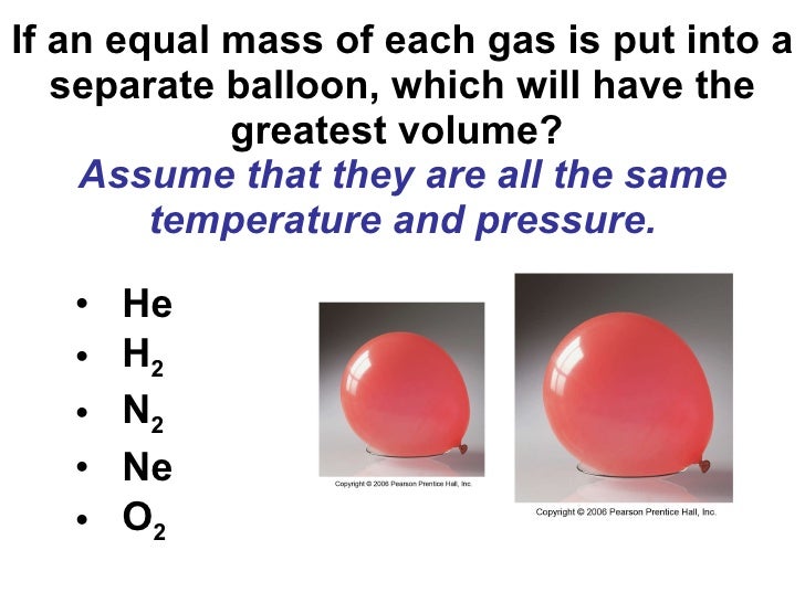 Chapter 10 Lecture Gases