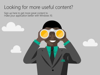 10 Windows 10 APIs You Should Be Experimenting With