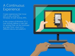 10 Windows 10 APIs You Should Be Experimenting With