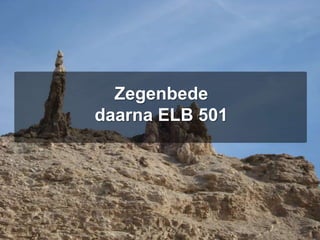 Zegenbede daarna ELB 501