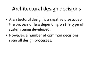 10 architectural design | PPTX
