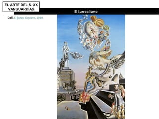 Dalí. El juego lúgubre. 1929
El Surrealismo
EL ARTE DEL S. XX
VANGUARDIAS
 