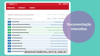 Documentação 
InteraOva 
desenvolvedores.extra.com.br! 
 
