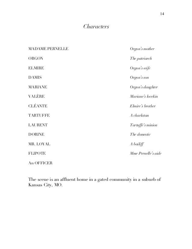 Tartuffe Final