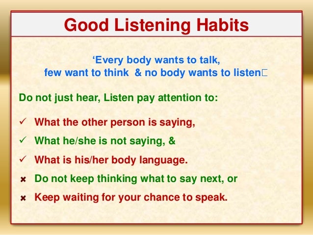 Image result for listening habits