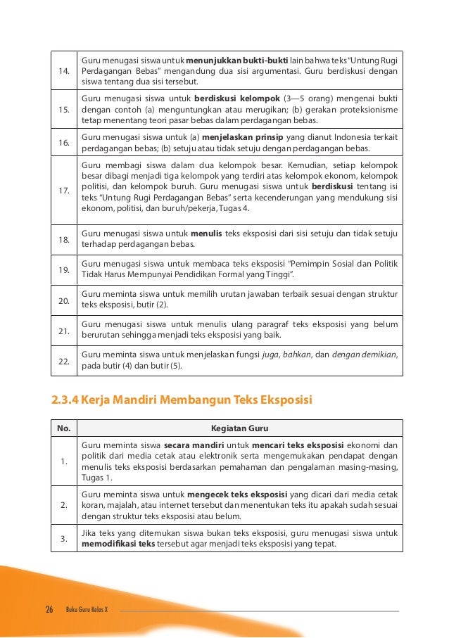 Mengeksplorasi Isi Teks Untung Rugi Perdagangan Bebas