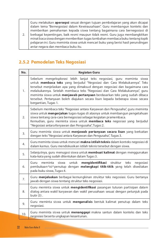 10 Bahasa Indonesia Buku Guru