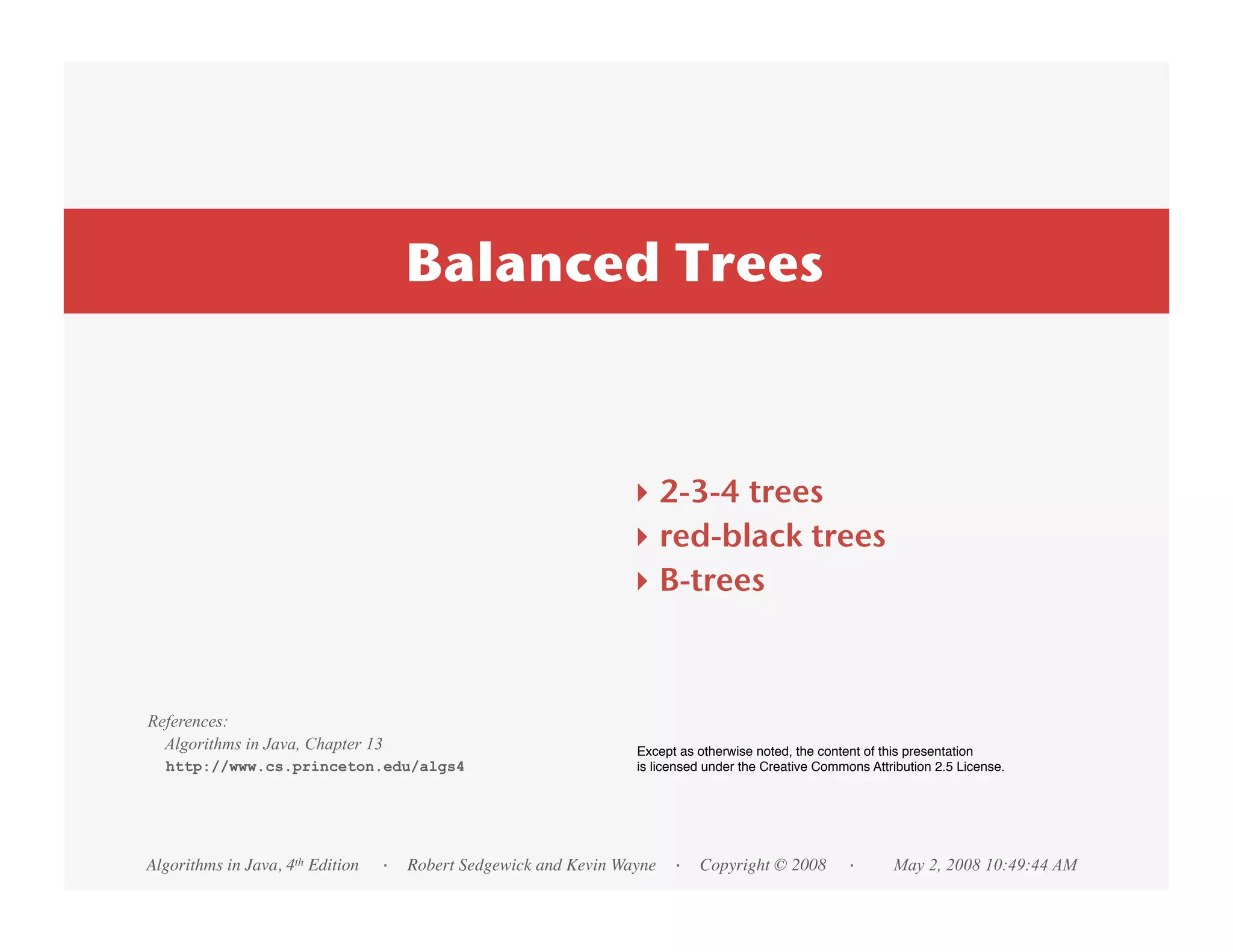 Balanced Trees | PDF