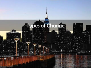 Types of Change
 
