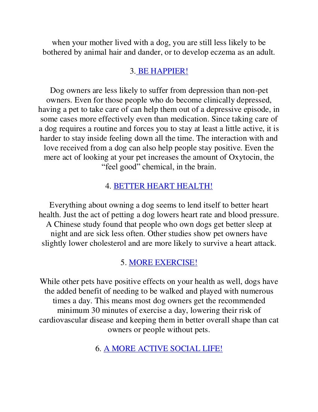 10 benefits of being a dog owner