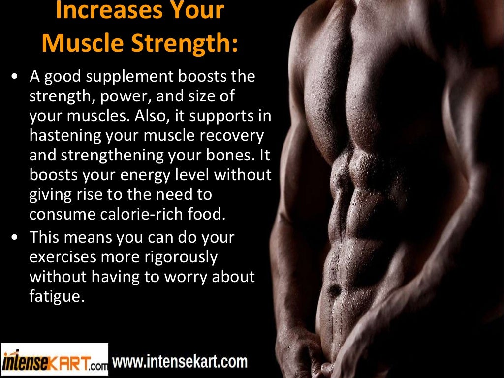 10 benefits of bodybuilding supplements - IntenseKart.com
