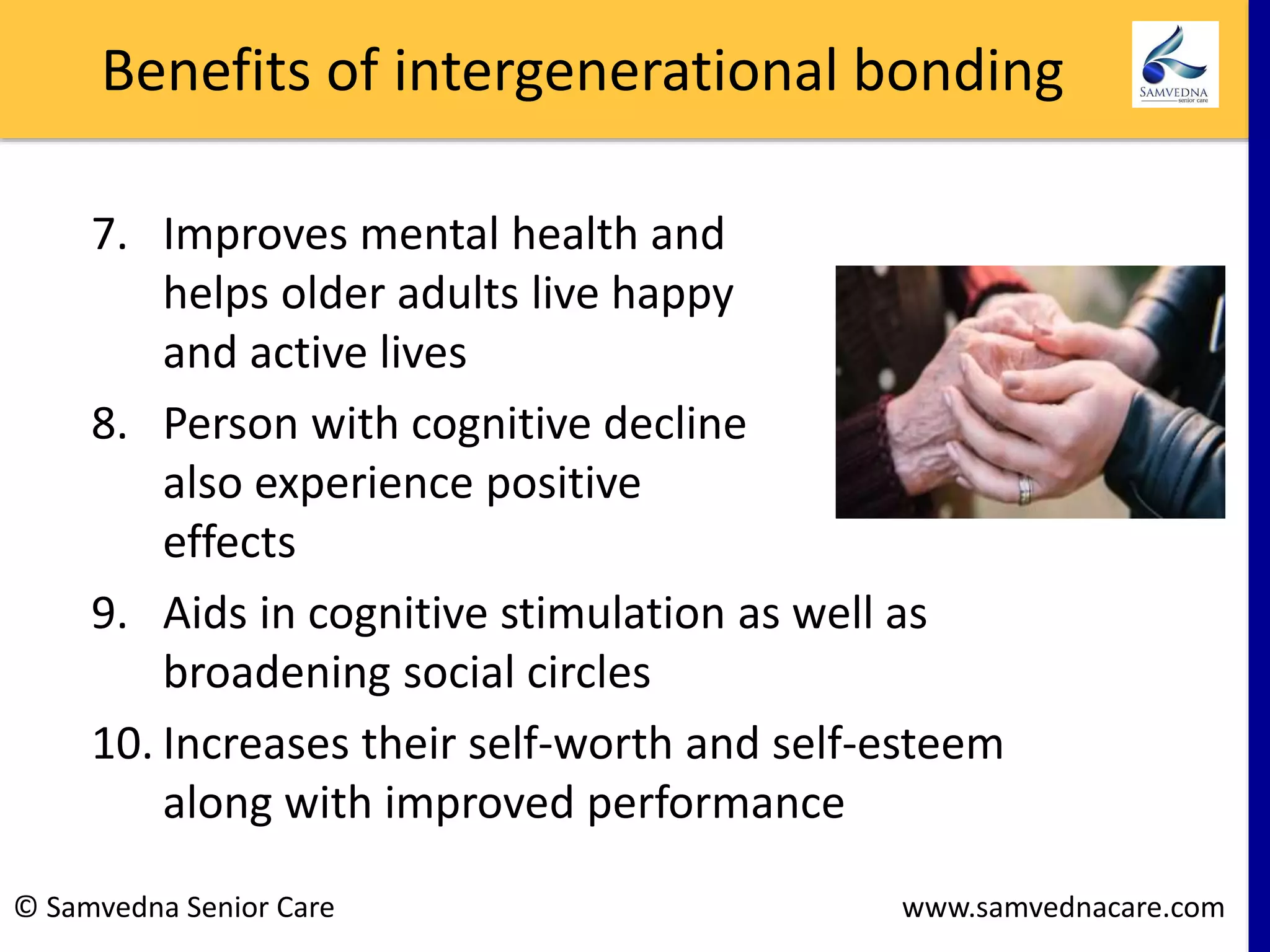 10 benefits of intergenerational relationships | PPTX