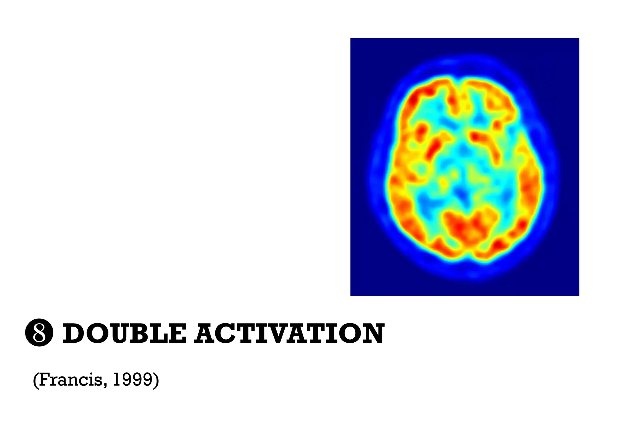 ❽ DOUBLE ACTIVATION
(Francis, 1999)