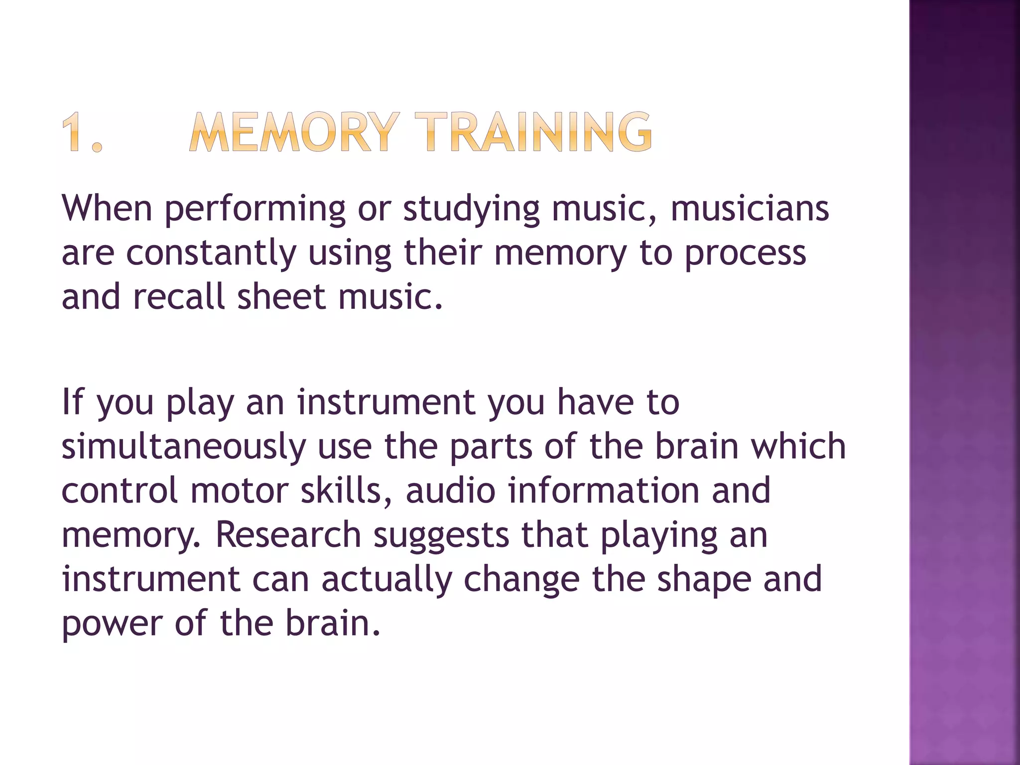 10 benefits of studying music