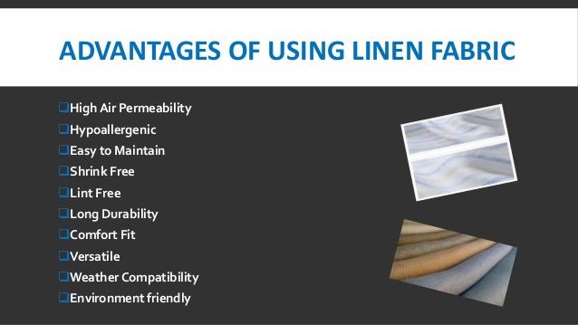 advantages of linen