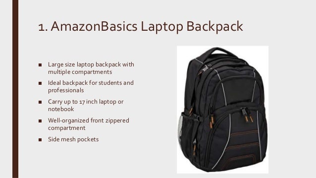 amazonbasics laptop backpack