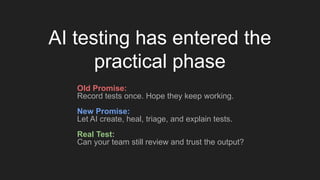 10 Best AI Test Automation Tools for 2026 | PPTX