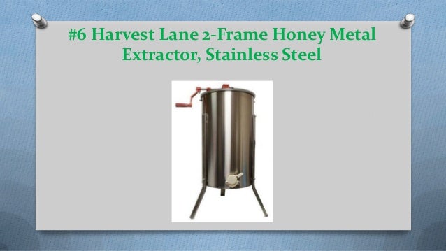 Harvest Lane 2 Frame Stainless Steel Honey Extractor