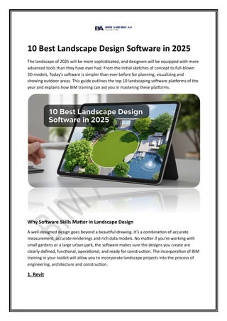 10 Best Landscape Design Software in 2025 | PDF