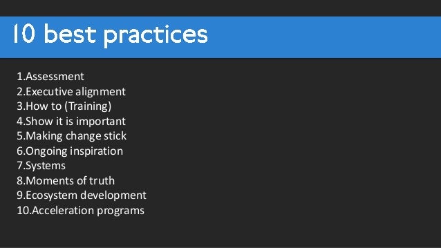 10 Best Practices for Innovation Success