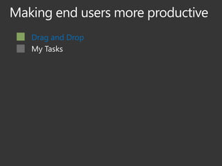 Drag and Drop
My Tasks
 