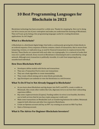 10 Best Programming Languages for Blockchain in 2023.pdf