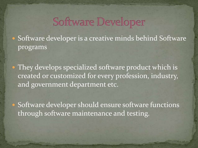 10 best qualities of software developer by custom soft ppt | PPT