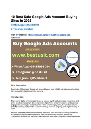 10 Best Safe Google Ads Account Buying Sites in 2026.docx