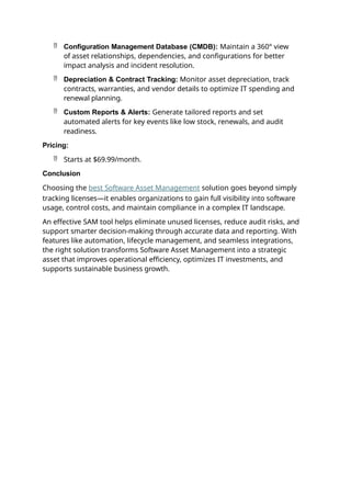 10 Best Software Asset Management for 2026 - Apps 365 | PPTX