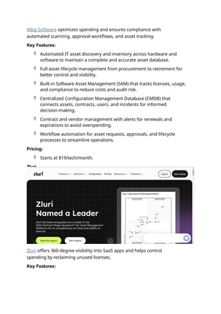 10 Best Software Asset Management for 2026 - Apps 365 | PPTX
