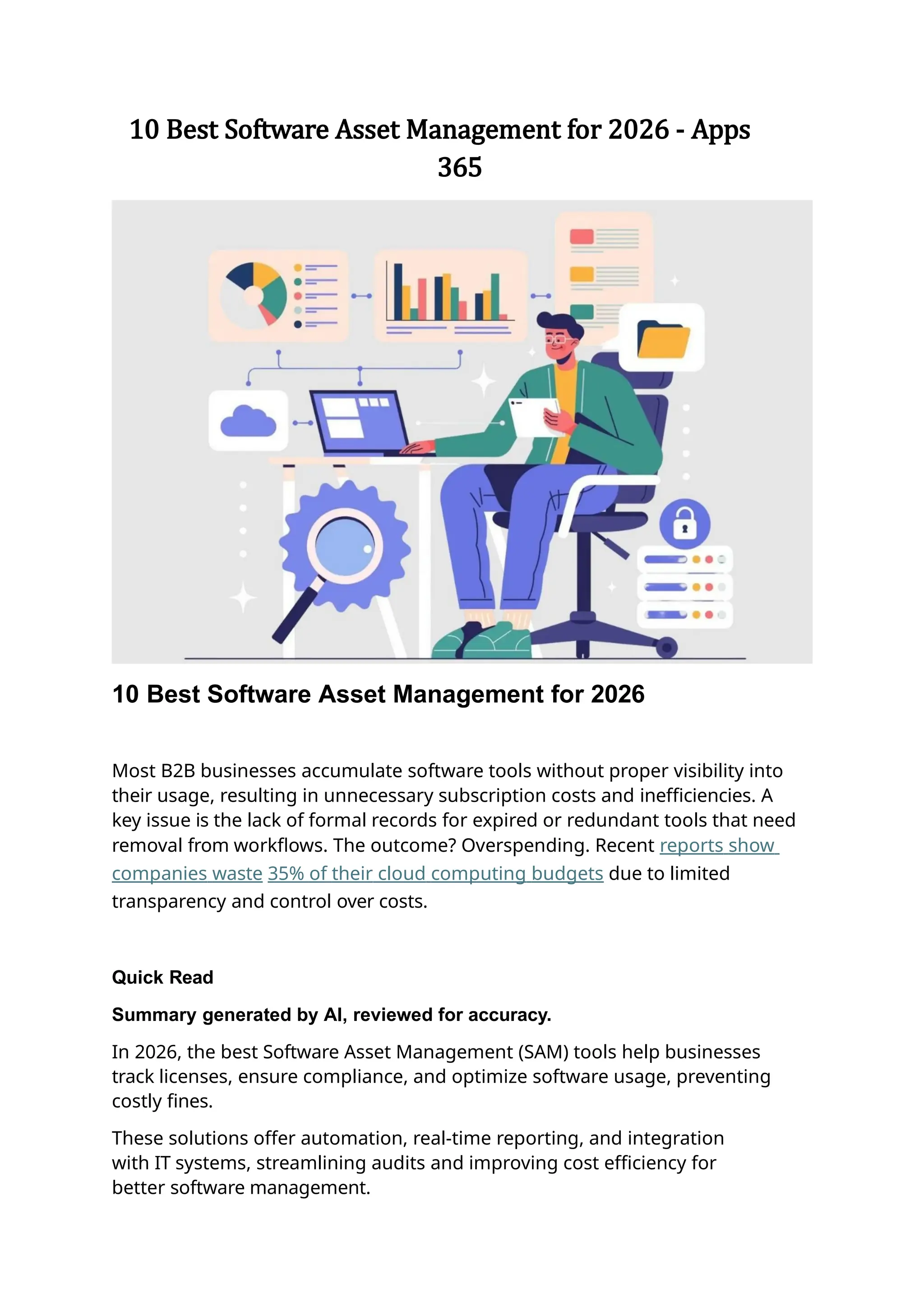 10 Best Software Asset Management for 2026 - Apps 365 | PPTX