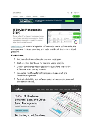 10 Best Software Asset Management for 2026 - Apps 365 | PPTX