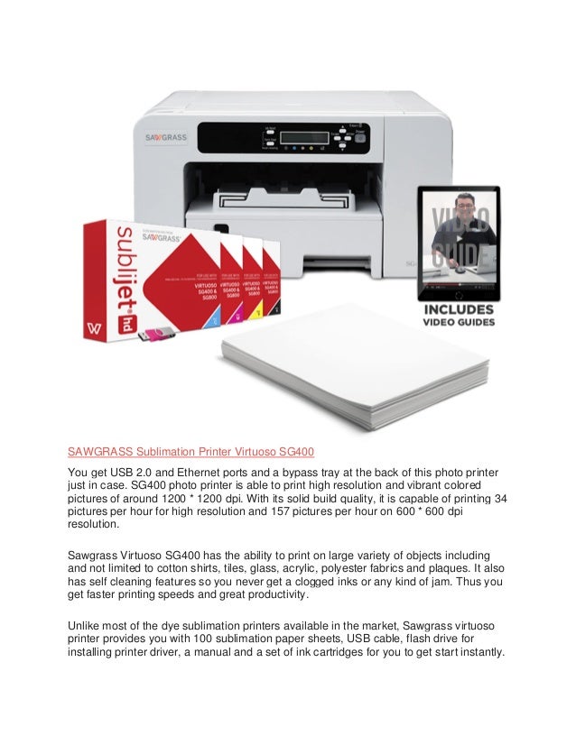 virtuoso sg400 sublimation printer