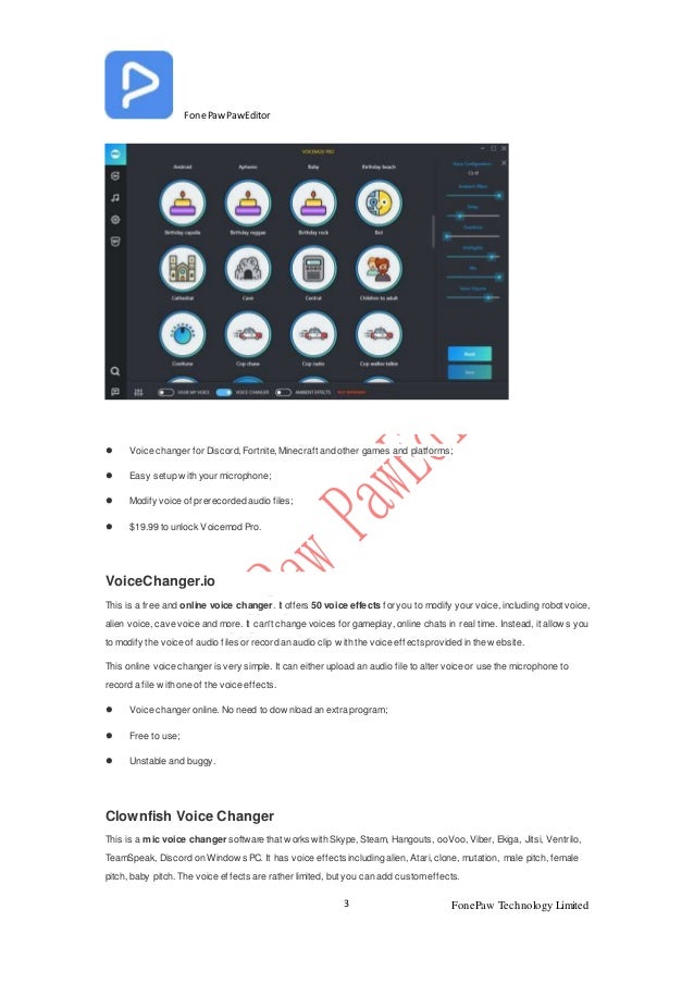 Best Voice Changer Software for Windows in best voice changer software for pc free download