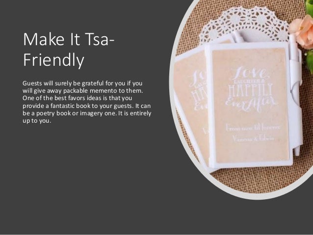 10 Best Wedding Favor Ideas 2017 - 2018